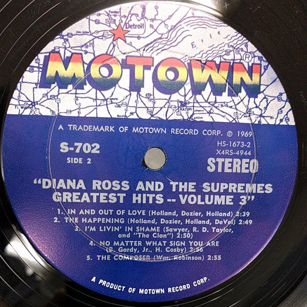 The Supremes : Greatest Hits  Volume 3 (LP, Comp, Hol)