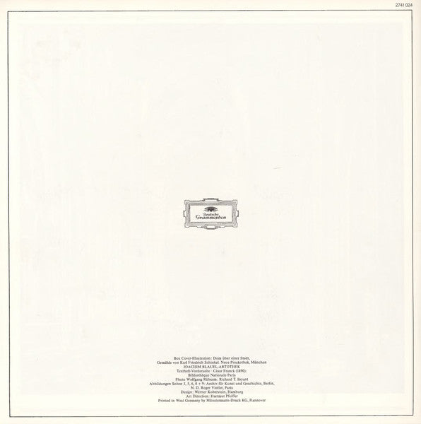 César Franck - Wolfgang Rübsam (2) : Die Orgelwerke = Les Oeuvres Pour Orgue (Box + 3xLP)