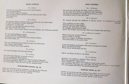 Ludwig van Beethoven, The Ambrosian Singers, London Symphony Orchestra, Michael Tilson Thomas : Choral Music Chorwerke-Oeuvres Chorales (LP)