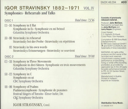 Igor Stravinsky : Symphonies (2xCD, Comp)