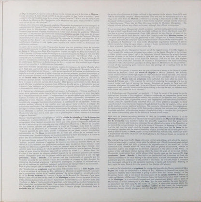 Marc Antoine Charpentier, Gulbenkian Orchestra, Michel Corboz : Te Deum (LP, Pur)