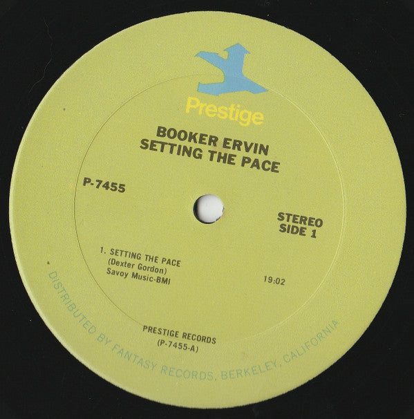 Booker Ervin With Dexter Gordon : Setting The Pace (LP, Album)