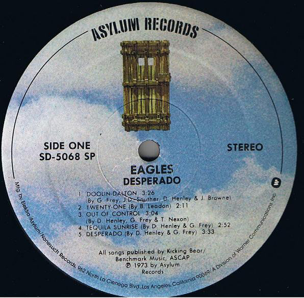 Eagles : Desperado (LP, Album, RP, SP )