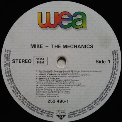 Mike & The Mechanics : Mike + The Mechanics (LP, Album)