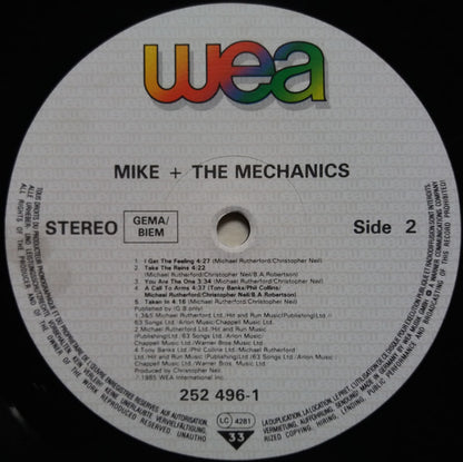 Mike & The Mechanics : Mike + The Mechanics (LP, Album)