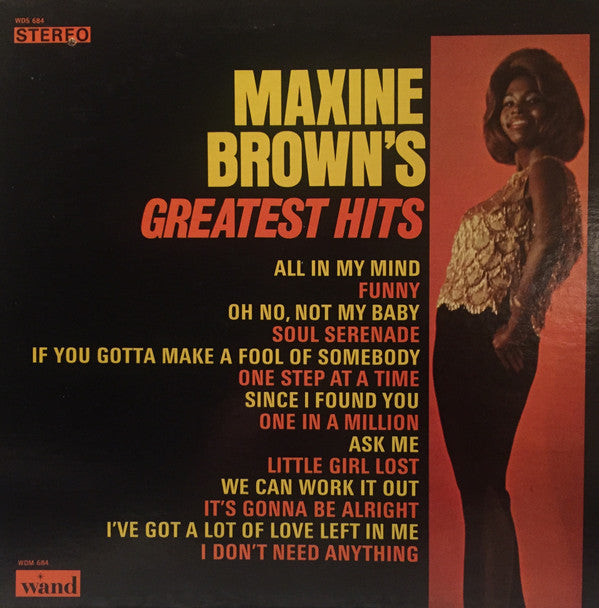 Maxine Brown : Maxine Brown's Greatest Hits (LP, Comp, RE)