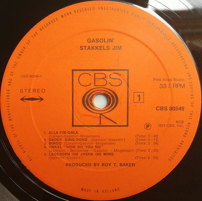 Gasolin' : Stakkels Jim (LP, Album, Ora)