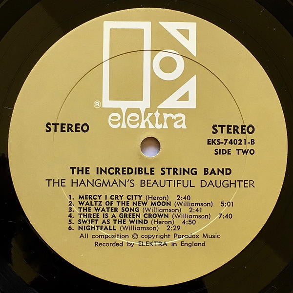 The Incredible String Band : The Hangman's Beautiful Daughter (LP, Album, All)