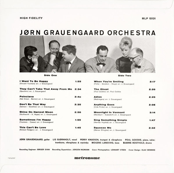 Jørn Grauengaards Orkester : Jørn Grauengaard Orchestra (LP, Album)