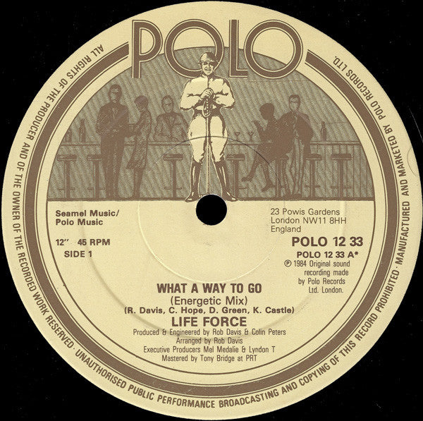 Life Force (2) : What A Way To Go (12")