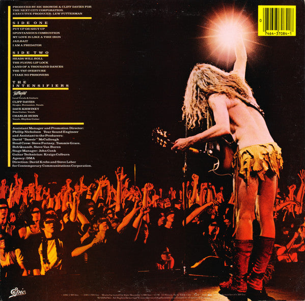 Ted Nugent : Intensities In 10 Cities (LP, Album)