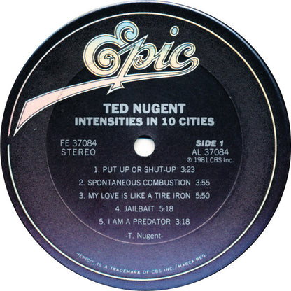 Ted Nugent : Intensities In 10 Cities (LP, Album)