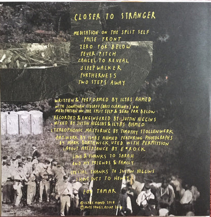 Ilyas Ahmed : Closer To Stranger (LP, Album)