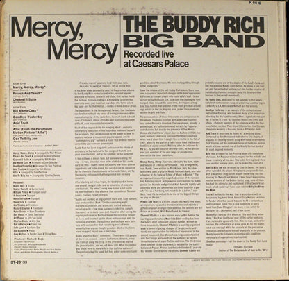 Buddy Rich Big Band : Mercy, Mercy (LP, Album, Gat)