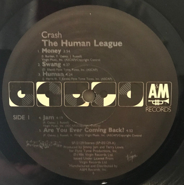 The Human League : Crash (LP, Album)