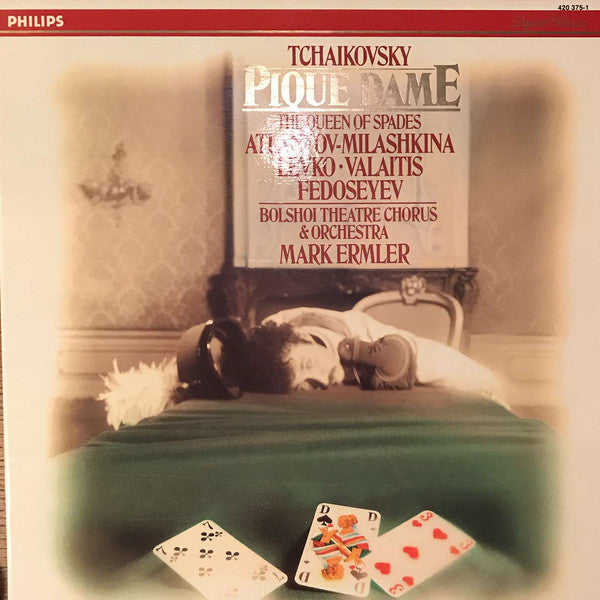 Pyotr Ilyich Tchaikovsky, Vladimir Atlantov, Tamara Milashkina, Валентина Левко, Vladimir Valaitis, Andrei Fedoseyev, Mark Ermler, Bolshoi Theatre Orchestra, Chorus Of The Bolshoi Theatre : Pique Dame - The Queen of Spades (3xLP + Box)