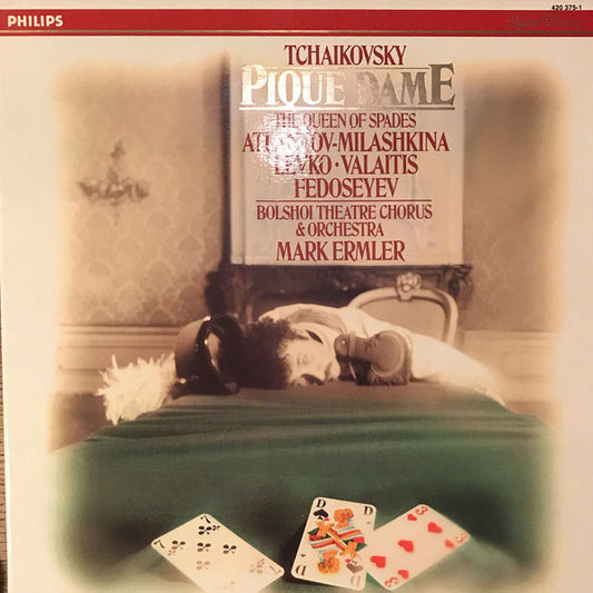 Pyotr Ilyich Tchaikovsky, Vladimir Atlantov, Tamara Milashkina, Валентина Левко, Vladimir Valaitis, Andrei Fedoseyev, Mark Ermler, Bolshoi Theatre Orchestra, Chorus Of The Bolshoi Theatre : Pique Dame - The Queen of Spades (3xLP + Box)