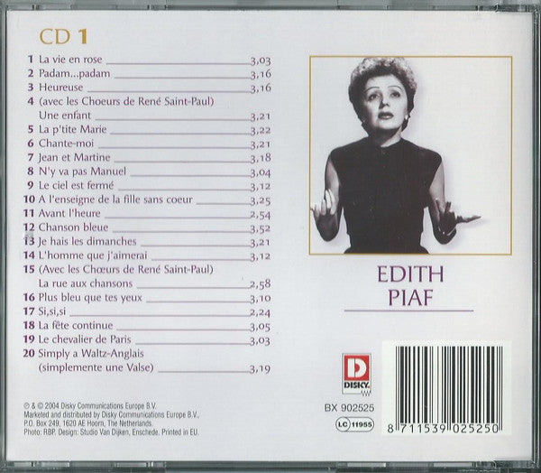 Edith Piaf : Edith Piaf (3xCD, Comp)
