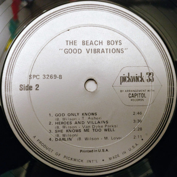 The Beach Boys : Good Vibrations (LP, Comp, M/Print)