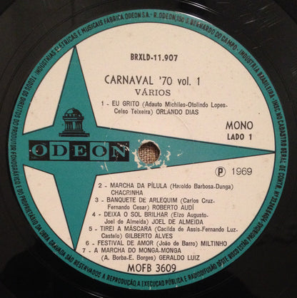 Various : Carnaval '70 Volume 1 (LP, Comp, Mono)