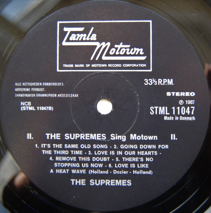 The Supremes : The Supremes Sing Motown (LP, Album)