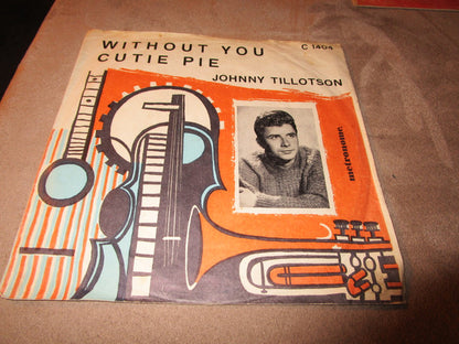 Johnny Tillotson : Without You / Cutie Pie (7", Single)