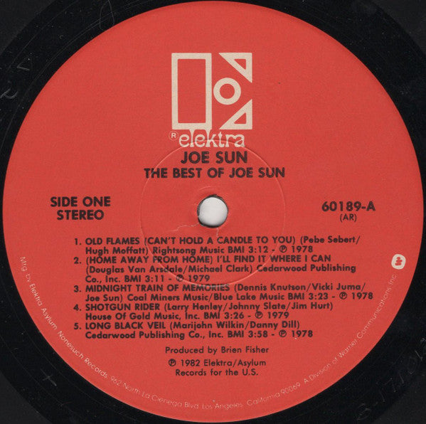 Joe Sun : The Best Of Joe Sun (LP, Comp)
