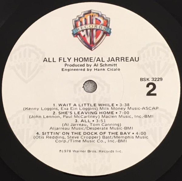Al Jarreau : All Fly Home (LP, Album, RP, Jac)