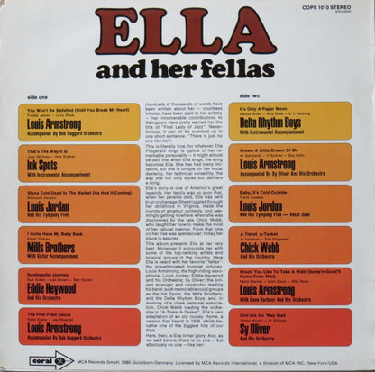 Ella Fitzgerald : Ella And Her Fellas (LP, Album, RE)