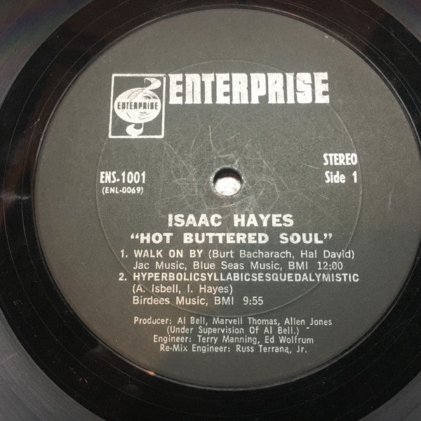 Isaac Hayes : Hot Buttered Soul (LP, Album, Sil)