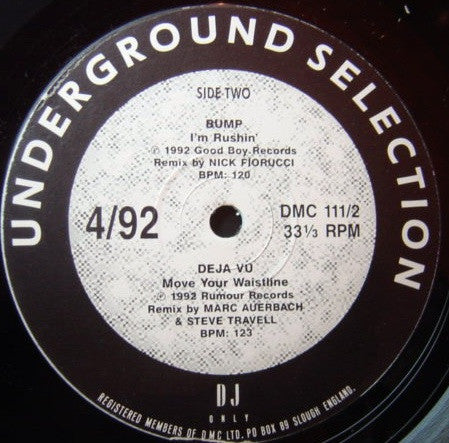 Various : Underground Selection 4/92 (12")