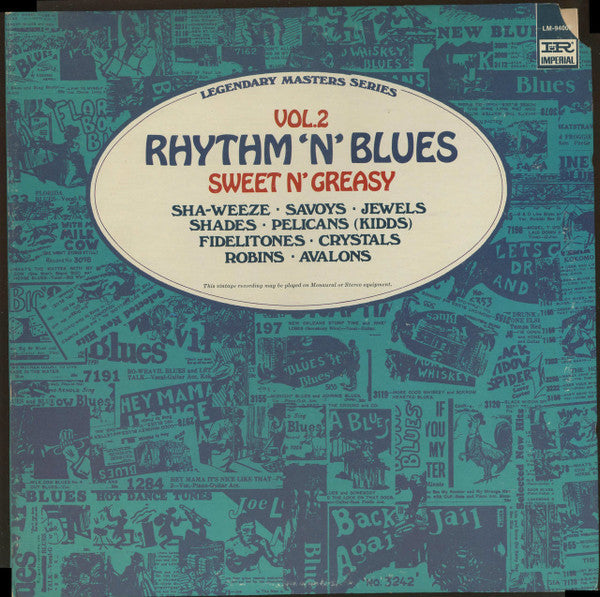 Various : Rhythm 'N' Blues Vol. 2: Sweet N' Greasy (LP, Comp)