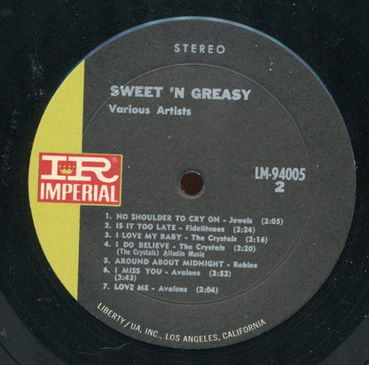 Various : Rhythm 'N' Blues Vol. 2: Sweet N' Greasy (LP, Comp)