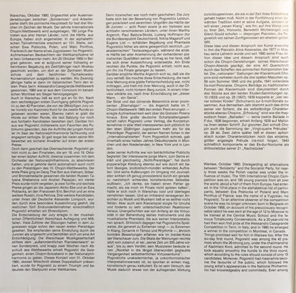 Ivo Pogorelich Spielt Frédéric Chopin : Ivo Pogorelich Spielt Frédéric Chopin (2xLP)