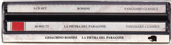 Gioacchino Rossini - José Carreras • Beverly Wolff • Elaine Bonazzi • Justino Diaz • Anne Elgar • Andrew Foldi • Raymond Murcell • John Reardon (2) • Clarion Concerts Orchestra E The Clarion Concerts Chorus • Newell Jenkins : La Pietra Del Paragone (3xCD, Album, RE, RM + Box, Sli)