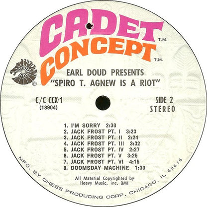 Earle Doud : Spiro T. Agnew Is A Riot (LP, Album)