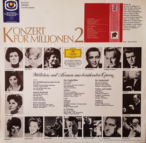 Various : Konzert Für Millionen 2 (LP, Comp)