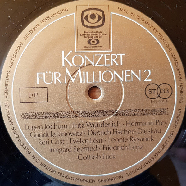 Various : Konzert Für Millionen 2 (LP, Comp)