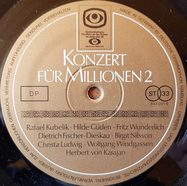 Various : Konzert Für Millionen 2 (LP, Comp)