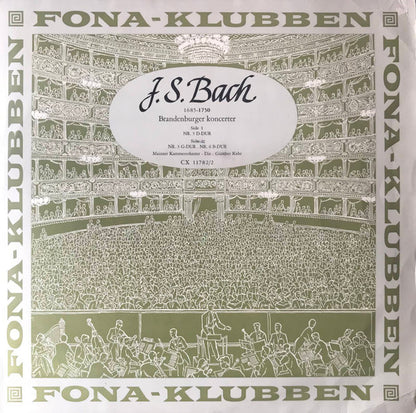 Johann Sebastian Bach, Mainzer Kammerorchester, Günter Kehr : Brandenburger Koncerter (LP, Clu)