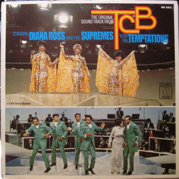 The Supremes With The Temptations : (The Original Soundtrack From) TCB (LP, Album, Gat)