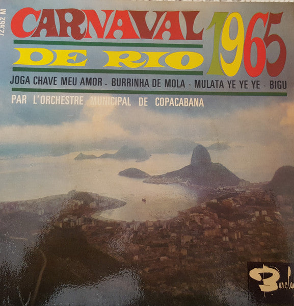 Orchestre Municipal De Copacabana : Carnaval De Rio 1965 (7", EP)