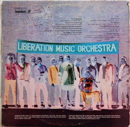 Charlie Haden : Liberation Music Orchestra (LP, Album, RP, Gat)