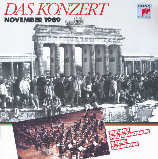 Ludwig van Beethoven, Berliner Philharmoniker, Daniel Barenboim : Das Konzert (November 1989) (LP, Album, Gat)