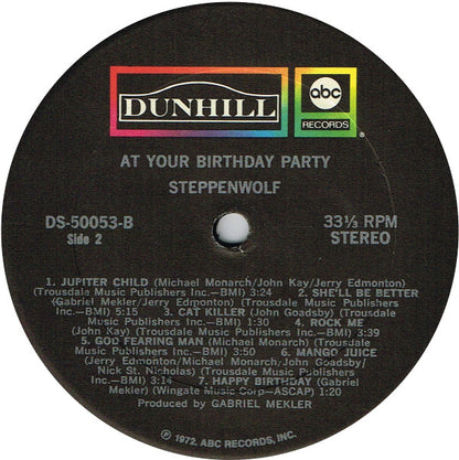 Steppenwolf : At Your Birthday Party (LP, Album, RE, Gat)