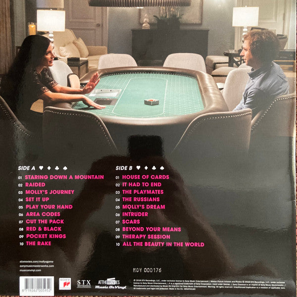 Daniel Pemberton : Molly's Game (Original Motion Picture Soundtrack) (LP, Album, Ltd, Num, Pin)