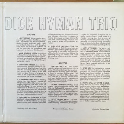 The Dick Hyman Trio : The Dick Hyman Trio (LP, Album, Gat)