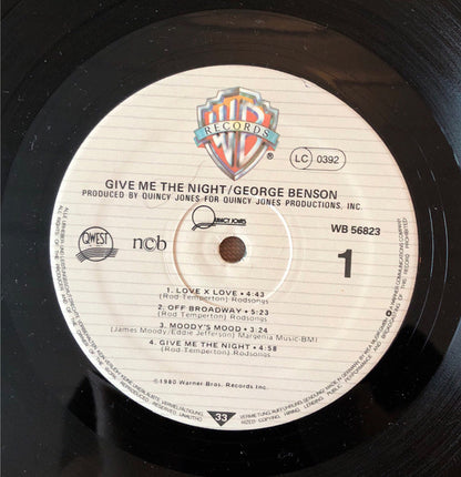 George Benson : Give Me The Night (LP, Album)