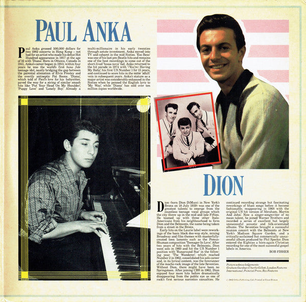 Del Shannon, Neil Sedaka, Paul Anka, Dion (3) : The History Of Rock (Volume Six) (2xLP, Comp, Mono, Cze)