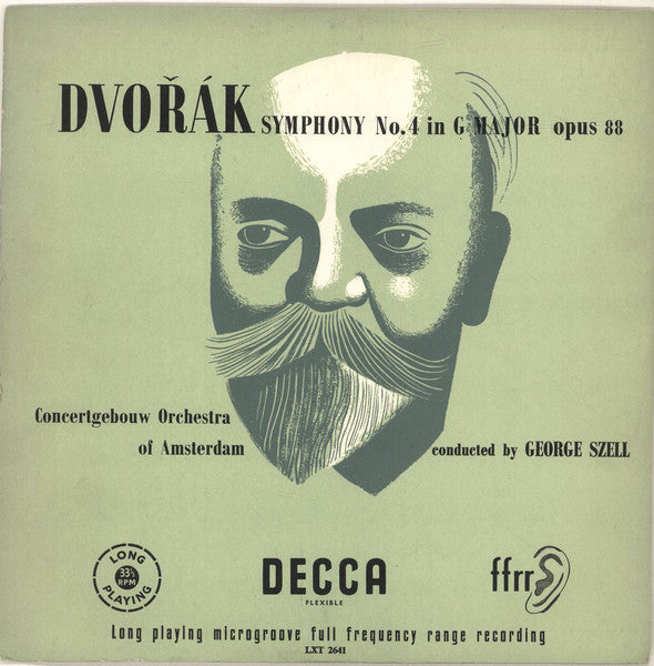 Antonín Dvořák, Concertgebouworkest , Conducted By George Szell : Symphony No. 4 In G Major, Op. 88 (LP, Mono)